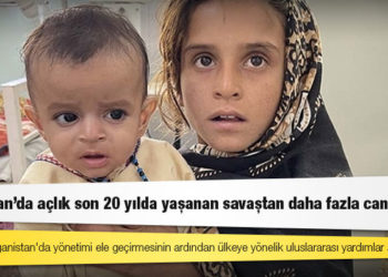 Afganistan'da açlık son 20 yılda yaşanan savaştan daha fazla can alabilir