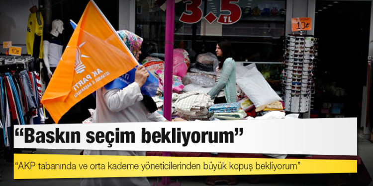 Ahmet Davutoğlu: AKP tabanında ve orta kademe yöneticilerinden büyük kopuş bekliyorum