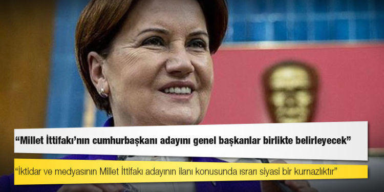 Akşener’den İYİ Parti teşkilatına mesaj: Millet İttifakı’nın cumhurbaşkanı adayını genel başkanlar birlikte belirleyecek