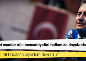 Ali Babacan: Haddini aşanlar aile mensubiyetini halkımıza dayatanlardır