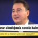 Ali Babacan: 'Keşke o karar alındığında sessiz kalmasaydım'