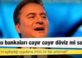 Ali Babacan'dan döviz kuru açıklaması: Kamu bankaları cayır cayır döviz mi sattı?