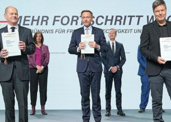 Almanya’da SPD, FDP ve Yeşiller koalisyon sözleşmesini imzaladı