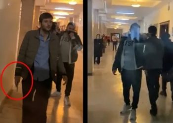 Ankara &Uuml;niversitesi Cebeci Kamp&uuml;s&uuml;&rsquo;nde bı&ccedil;aklı kişiler dolaşıyor