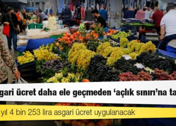 Araştırma: Yeni asgari ücret daha ele geçmeden ‘açlık sınırı’na takıldı