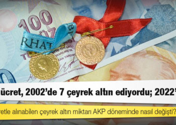 Asgari ücret: 2002’de 7 çeyrek altın ediyordu, 2022’de 3
