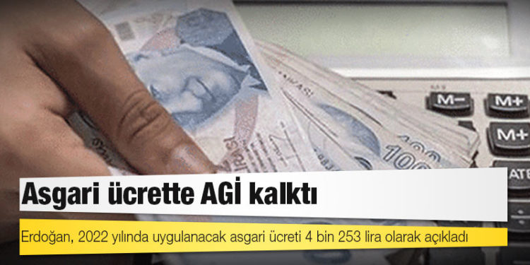 Asgari ücrette AGİ kalktı