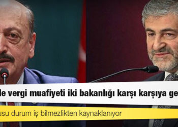 Asgaride vergi muafiyeti iki bakanlığı karşı karşıya getirmiş