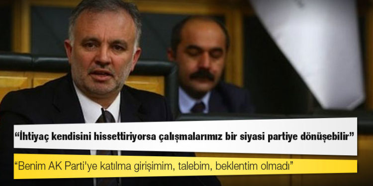 Ayhan Bilgen: İhtiyaç kendisini hissettiriyorsa çalışmalarımız bir siyasi partiye dönüşebilir