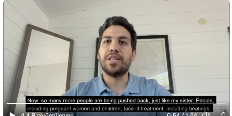 Ayşe Erdoğan’ın kardeşi Yunanistan ve AB’ye seslendi: ‘Geri itmelere son verin; bu insanların başka çareleri yok’