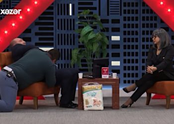 Azerbaycan'ın 'Güldür Güldür'ünde Sarıkaya'nın tokadı skeç oldu