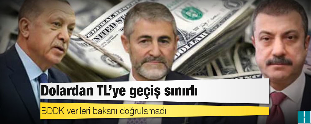 BDDK verileri bakanı doğrulamadı: Dolardan TL’ye geçiş sınırlı