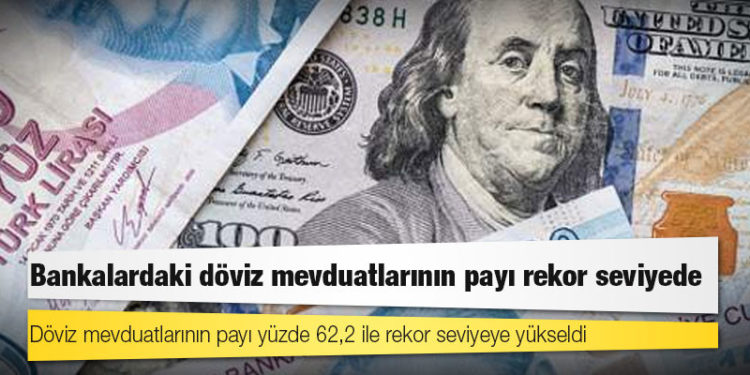 Bankalardaki döviz mevduatlarının payı rekor seviyede