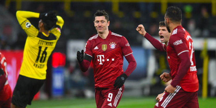 Bayern Münih, Borussia Dortmund deplasmanında 3 puanı 3 golle aldı