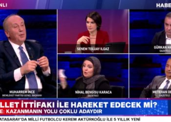 'Bir daha sizin kanalınıza gelmeyeceğim' diyen İnce, aynı kanala konuk oldu