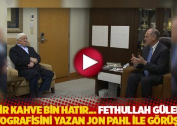 Bir kahve bin hatır! Fethullah G&uuml;len, biyografisini yazan Jon Pahl ile g&ouml;r&uuml;şt&uuml;