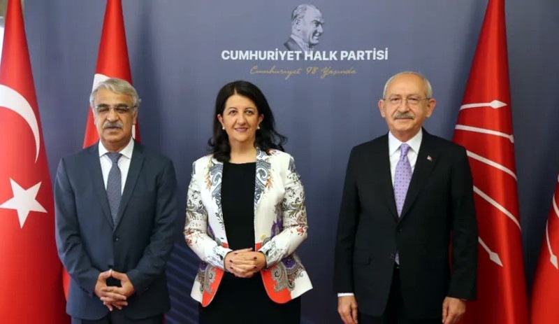 Buldan ve Sancar, Kılıçdaroğlu’nu ziyaret etti