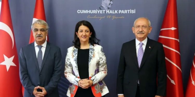 Buldan ve Sancar, Kılıçdaroğlu’nu ziyaret etti