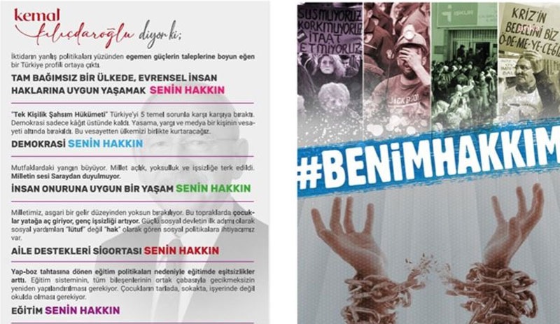 CHP'den 'benim hakkım' broşürü