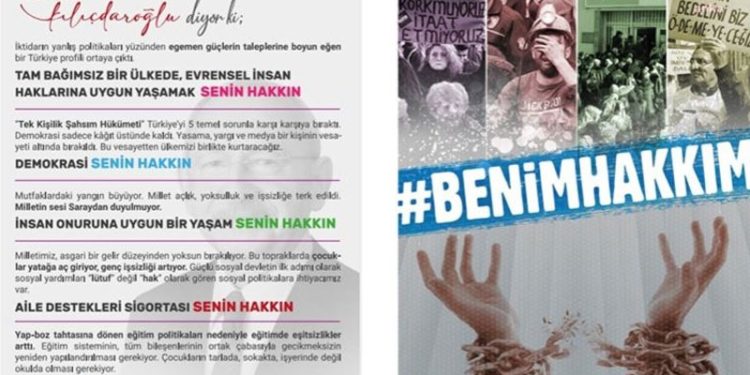 CHP'den 'benim hakkım' broşürü