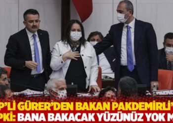 CHP'li G&uuml;rer'den Bakan Pakdemirli'ye tepki: Bana bakacak y&uuml;z&uuml;n&uuml;z yok mu?