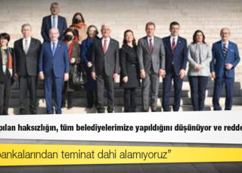 CHP'li büyükşehir belediye başkanları: İBB'ye yapılan haksızlığın tüm belediyelerimize yapıldığını düşünüyor, haksızlığı reddediyoruz