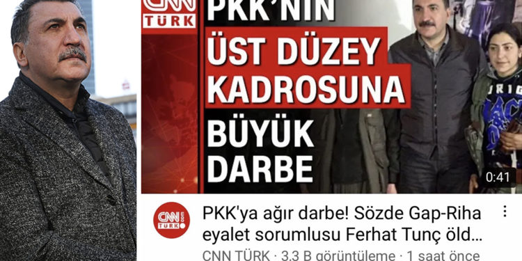 CNN Türk ‘PKK’lı Ferhat Tunç’ diye müzisyen Ferhat Tunç’un fotoğrafını kullandı