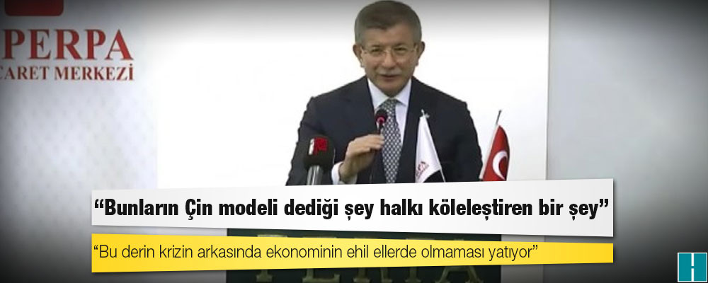 Davutoğlu: Başbakanlığıma mal olan temel konu, faiz, kur ve ihale baronlarına karşı halkın emanetini korumaktı