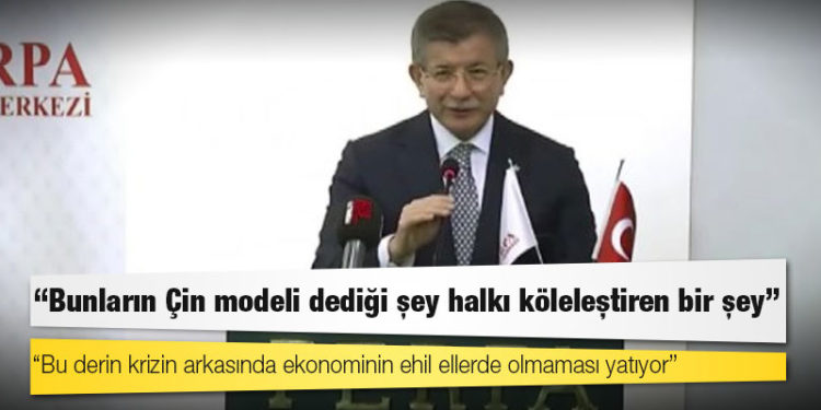 Davutoğlu: Başbakanlığıma mal olan temel konu, faiz, kur ve ihale baronlarına karşı halkın emanetini korumaktı