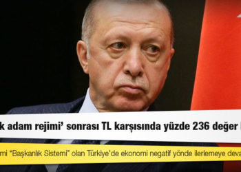 Dolar ‘tek adam rejimi’ sonrası TL karşısında yüzde 236 değer kazandı