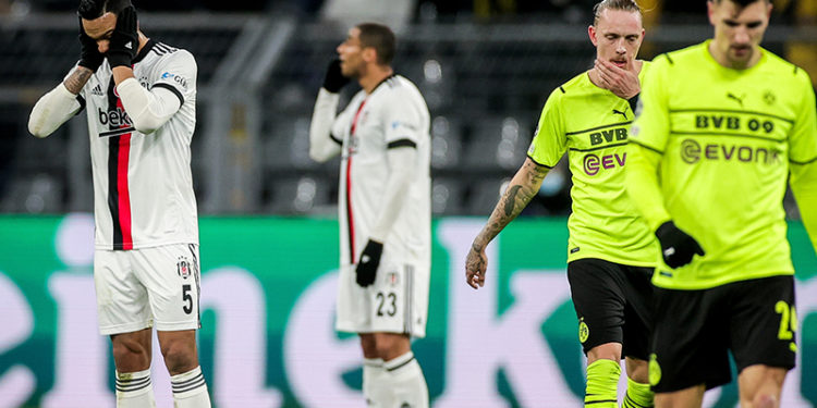 Dortmund'a farklı kaybeden Beşiktaş, Şampiyonlar Ligi'nde "sıfır" çekti