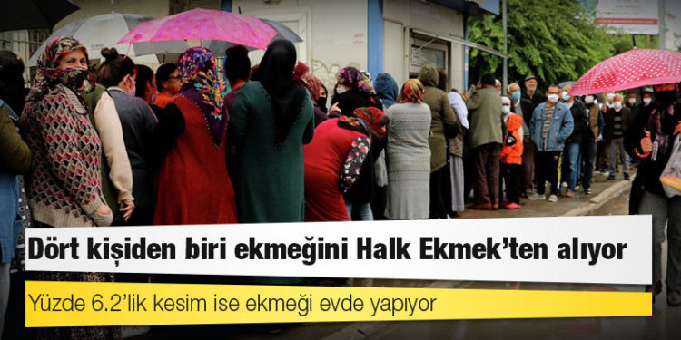 Dört kişiden biri ekmeğini Halk Ekmek’ten alıyor