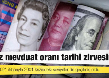 Döviz mevduat oranı tarihi zirvesinde