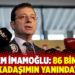 Ekrem İmamoğlu: 86 bin yol arkadaşımın yanındayım