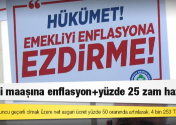 Emekli maaşına enflasyon+yüzde 25 zam hazırlığı