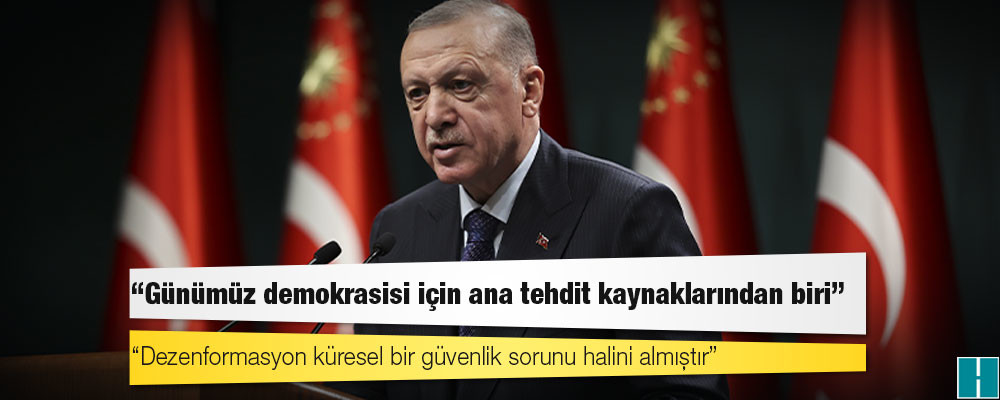 Erdoğan'dan sosyal medya çıkışı: Günümüz demokrasisi için ana tehdit kaynaklarından biri