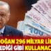 Erdoğan 296 milyar lirayı istediği gibi kullanacak!