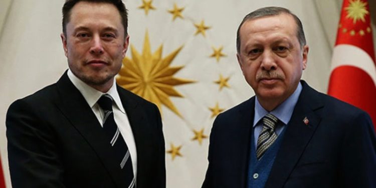 Erdoğan, Elon Musk ile görüştü