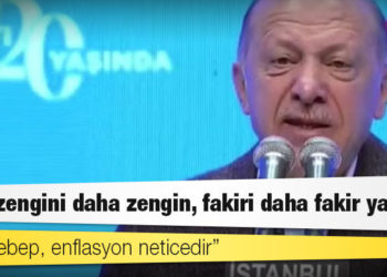 Erdoğan: Faiz zengini daha zengin, fakiri daha fakir yapar