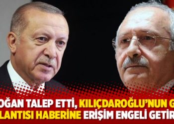 Erdoğan talep etti, Kılı&ccedil;daroğlu'nun grup toplantısı haberine erişim engeli getirildi