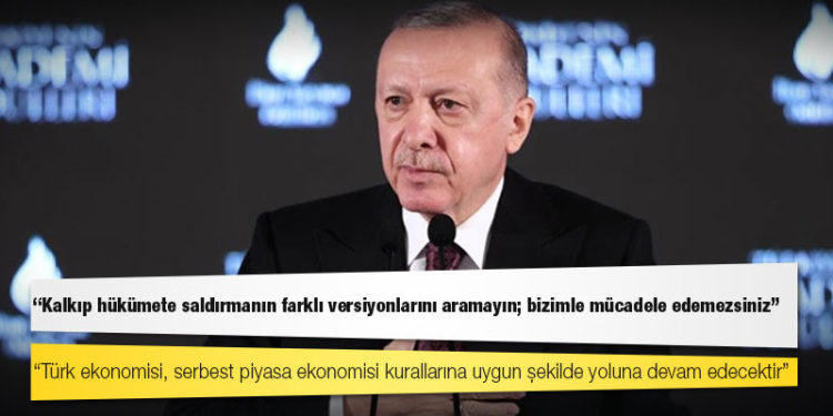 Erdoğan'dan TÜSİAD'a: Kalkıp hükümete saldırmanın farklı versiyonlarını aramayın; bizimle mücadele edemezsiniz