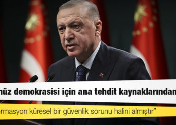 Erdoğan'dan sosyal medya çıkışı: Günümüz demokrasisi için ana tehdit kaynaklarından biri