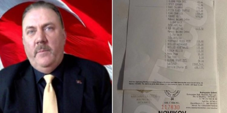 Erdoğan’ın başdanışmanı ‘jöleli’nin akşam yemeği faturası dudak uçuklattı