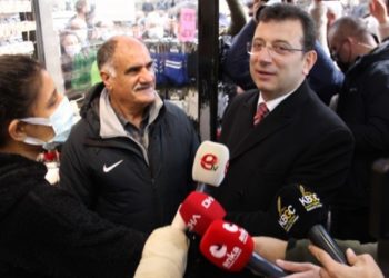 Esnafın 'Cumhurbaşkanı olmak istiyor musun?' sorusuna İmamoğlu'ndan yanıt