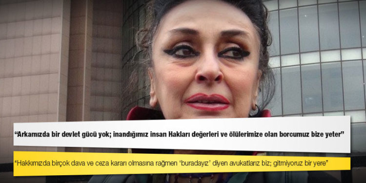 Evini polis basan Eren Keskin: Arkamızda bir devlet gücü yok; inandığımız insan Hakları değerleri ve ölülerimize olan borcumuz bize yeter