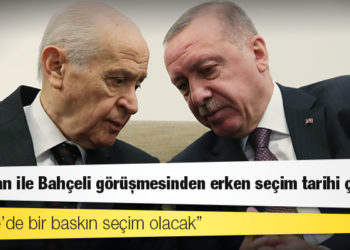 Gelecek Partili Selçuk Özdağ, "Erdoğan ile Bahçeli görüşmesinden erken seçim tarihi çıktı" dedi, seçim tarihi verdi