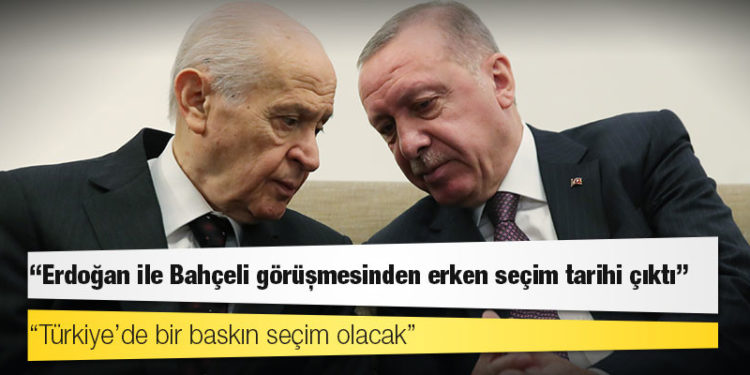 Gelecek Partili Selçuk Özdağ, "Erdoğan ile Bahçeli görüşmesinden erken seçim tarihi çıktı" dedi, seçim tarihi verdi