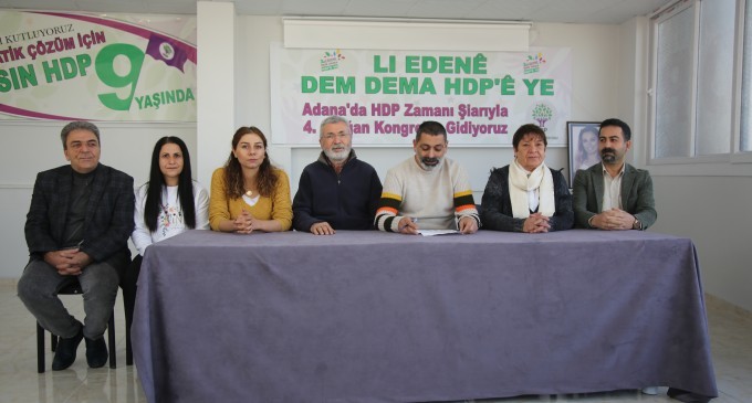 HDP Adana'da kongre hazırlığında