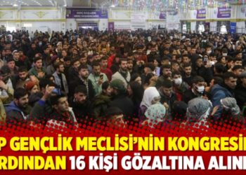 HDP Gençlik Meclisi’nin kongresi sonrası 16 gözaltı
