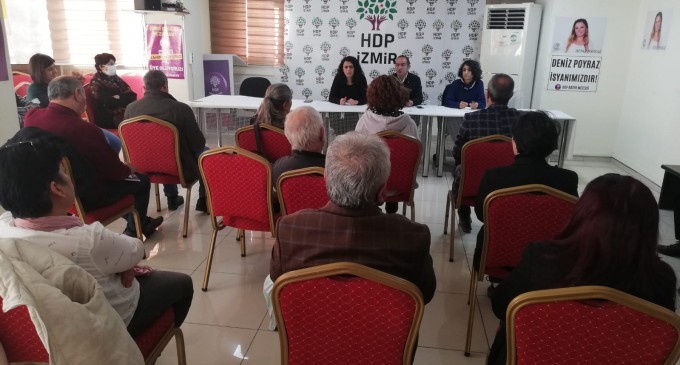 HDP'nin Ege Bölgesi il eşbaşkanları toplandı